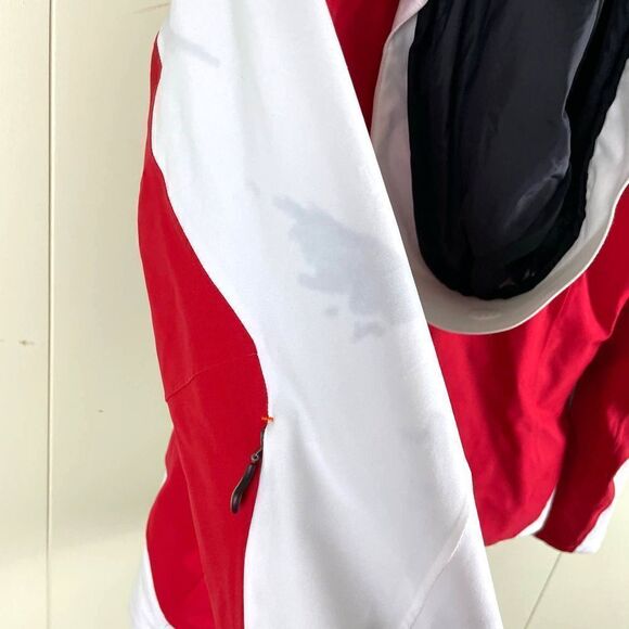 KJUS Women’s Small White Red Top Performance Ski Snowboard Zip Jacket Dermizax - Picture 9 of 10